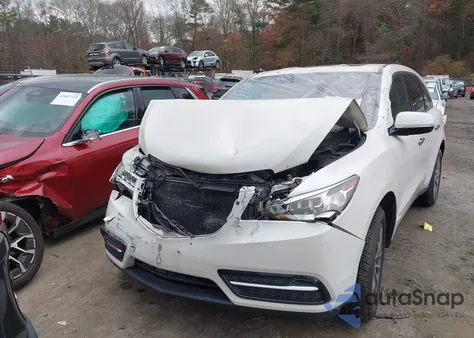 2014 Acura Mdx Technology Package from USA, damaged, VIN 5FRYD3H4XEB012745